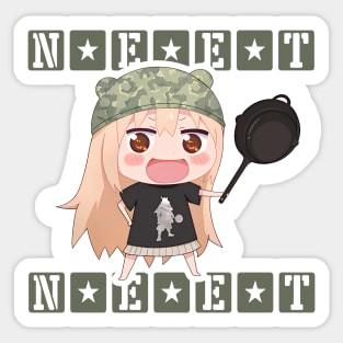 Umaru-chan nug soldier Sticker